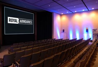 Royal Armouries Cinema of War auditorium for conferences and small meetings