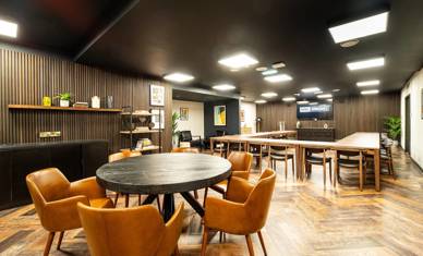 Barton Suite at Royal Armouries Leeds set up for corporate meetings and private events