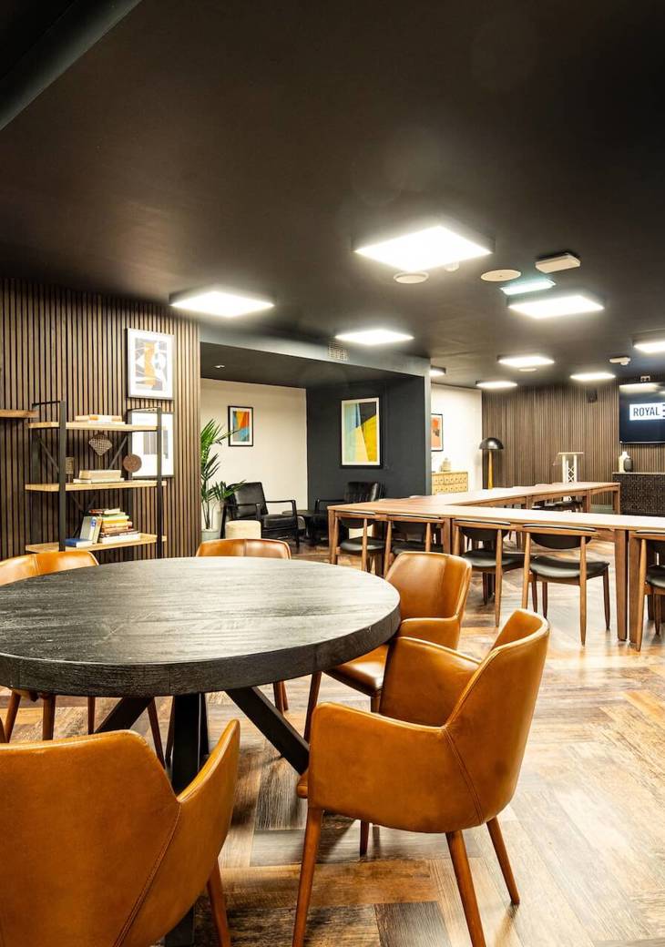 Barton Suite at Royal Armouries Leeds set up for corporate meetings and private events